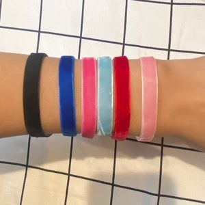 Six Different Colored Chokers